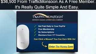 Обзор Traffic Monsoon на русском  Заработок БЕЗ ВЛОЖЕНИЙ