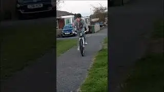 First time trying to wheelie