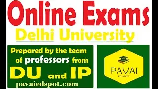 Online exams for DU???? How???? - SOL - NCWEB - Regular Colleges - pavaiedspot.com