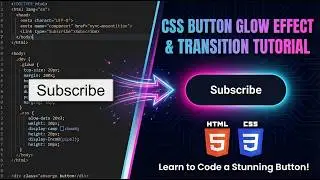 Modern Glowing Button Animation with HTML & CSS