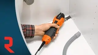 How to prepare a base cabinet for plumbing access