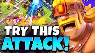 Crazy Powerful Super Barbarian Attack That You WILL LOVE! (Clash of Clans)