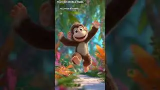 Bongo Monkey Dance 🐒💃 | Fun Tamil Kids Shorts