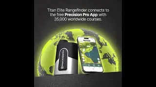 Precision Pro Titan Elite Golf Range Finder with GPS. Golf Range Finder with Built in GPS, Distances