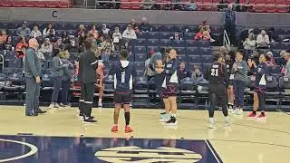 Jackson State Women's Basketball starting lineup 