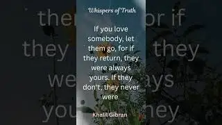 If You Love Someone, Let Them Go❤️ | Deep Relationship Truths | #subscribe #quotes #shorts #mindset