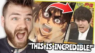 Attack on Titan VOICE ACTORS Live Performance REACTION!!