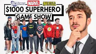 10 Nerds vs $1,000 Superhero Trivia Game Show!