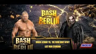 WWE 2K25 - Bray Wyatt vs Brock Lenar Last Man Standing Match (2K HDR)