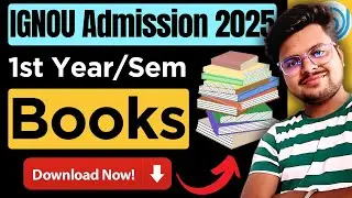 IGNOU 2025: Download 1st Semester / Year Books Free in PDF ✅ Step-by-Step Guide!