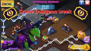 Crone Dragon Dungeon week-Dragon Mania Legends | Hatched my second Indigo Dragon | DML