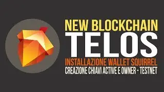 Rictoken - Telos - Squirrel wallet  - chiavi active e owner - testnet