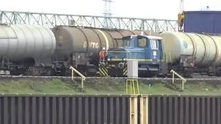 Rangierarbeiten im Essener Stadthafen