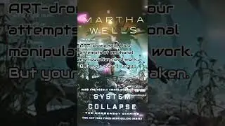 #systemcollapse (#murderbot book 7) by #marthawells #sciencefiction #humor #cyborg