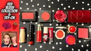 Red Blush Video | Putting them all on my cheeks!!!