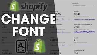 Shopify &mdash; как изменить шрифт в вашем магазине Shopify (простое руководство)