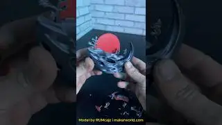 3D Printed Sunset Hill   LED Tea Light Holder