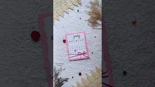 Easy Birthday Card Tutorial 🤍💖। #viralvideo #trendingsong #birthdaycard #diycraft #papercrafts