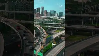 Houston, Texas - USA by Drone : 4K Video Ultra HD [HDR]
