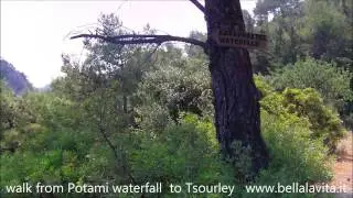 samos 2013 walk from Potami waterfall to Tsourley