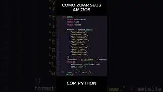 Codigo Python Para Zuar os Colegas