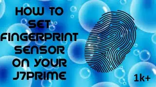 How to set finger print sensor on your galaxy j7 prime