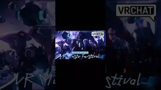 VR Music Festival In VRchat! #vtuber #vrmusic #shortsfeed #vrchat #metaverse #vr #vtuberconcert
