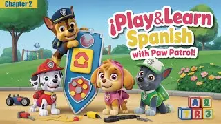 PawPatrol #2: Teach Kids SPANISH Through Games! 🎮 Paw Patrol BILINGUAL Mission | GLGL