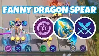 COMBO FANNY DRAGON SPEARS TO DEFEATED LEGENDARY HERO | MLBB MAGIC CHESS GAMEPLAY & BEST STRATEGY