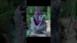 COPY OF CROC DROP IN ITALY!? #shorts #themepark #droptower #gardaland #chessingtonworldofadventures