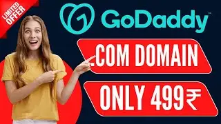 How to Buy Domain Name at a Low Price With GoDaddy | Cheap Domain Name Registration in GoDaddy @499