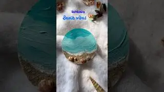 DIY beach memory fridge magnet #viralvideo #diy #handmadegifts #art #trending #easydiy