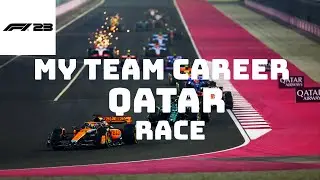 F1 23, My Team Career - Qatar Race.