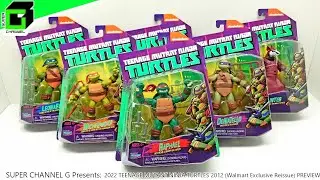 2012 TEENAGE MUTANT NINJA TURTLES (Reissue Walmart Exclusive) PREVIEW!