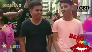 Yo beso, beso diverso!  D&iacute;a internacional contra la HomoLesTransfobia - Silueta X