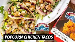 HALAL POPCORN CHICKEN TACOS