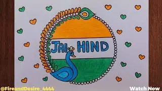 Easy and beautiful republic day drawing 