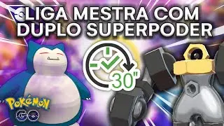USANDO DUPLO SUPER POWER TEAM NA LIGA MESTRA NO META DOS 30 SEGUNDOS!