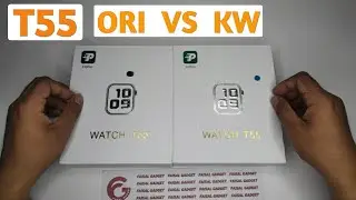 IWO T55 ORI VS T55 KW SMART WATCH