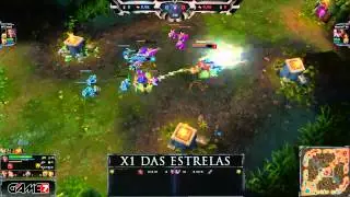 micaO vs brTT - X1 Das Estrelas - Semifinal - Jogo 1
