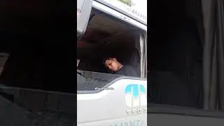 As&iacute; se ve el cansancio del conductor.#traileros