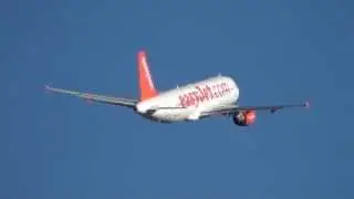 Easyjet Airbus 320 G-EZUT Take Off Malaga AGP