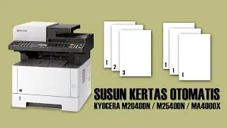 Hasil Fotocopy tersusun otomatis di Kyocera - Setting Function menu