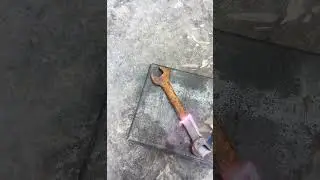 Man that&rsquo;s satisfying! Laser rust removal! #laser #rust #asmr #fyp #satisfying
