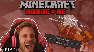 How I Accidentally Killed PewDiePie In Minecraft Hardcore #short