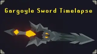 Gargoyle Sword - Old School RuneScape 3D modelling