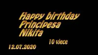 Miss&Mister Mansius - happy birthday Nikita