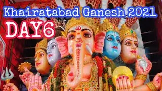Khairatabad Ganesh 2021 Day 6 | India's Biggest Ganesh 2021 | Exclusive Visuals Khairatabad Ganesh