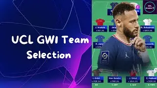 UCL GW1 Team Selection!