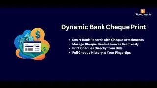 Dynamic Bank Cheque Print | Odoo | Silver Touch Technologies Ltd.